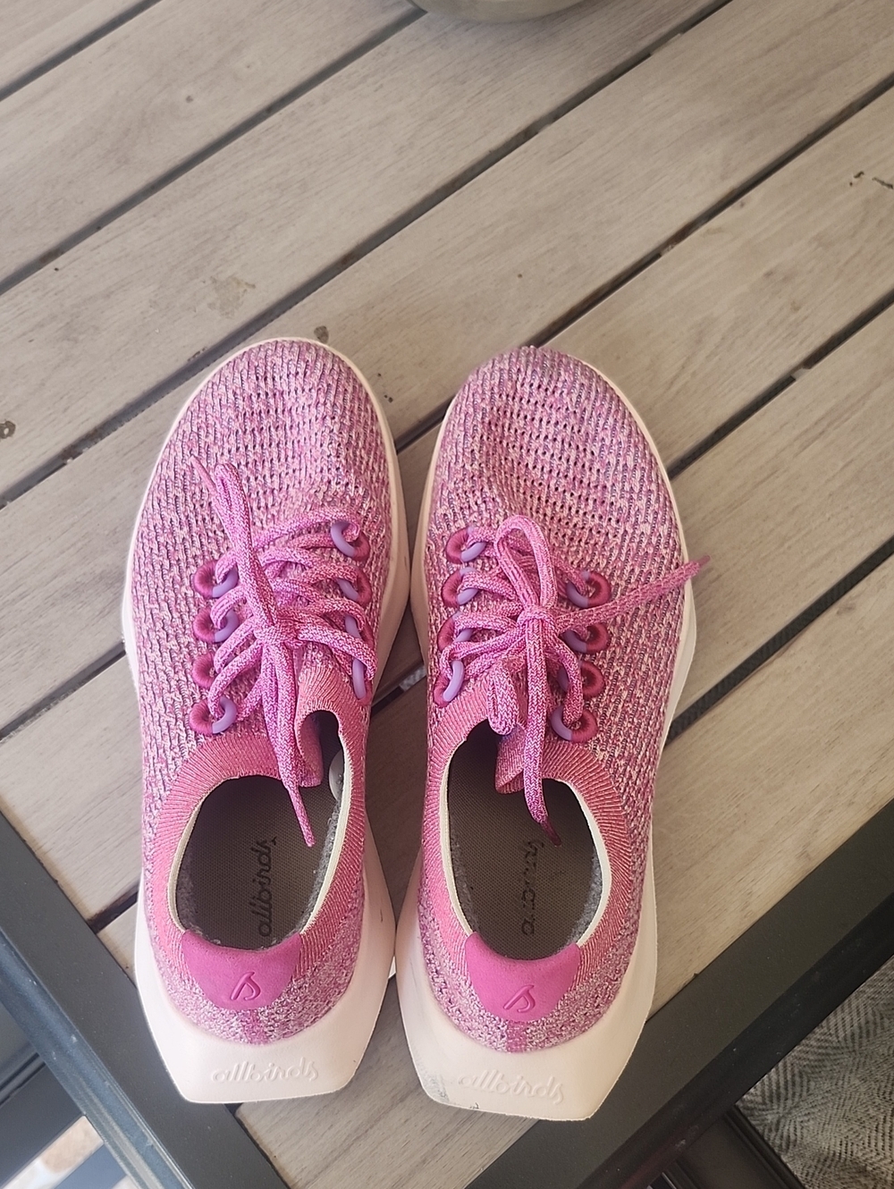 Allbirds Women's Pink Knit Sneakers W9.5